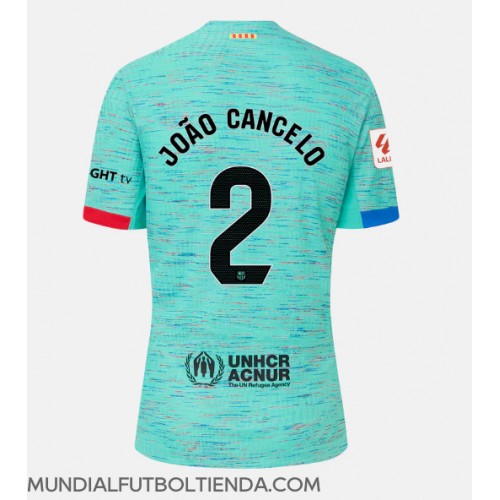 Camiseta Barcelona Joao Cancelo #2 Tercera Equipación Replica 2023-24 mangas cortas